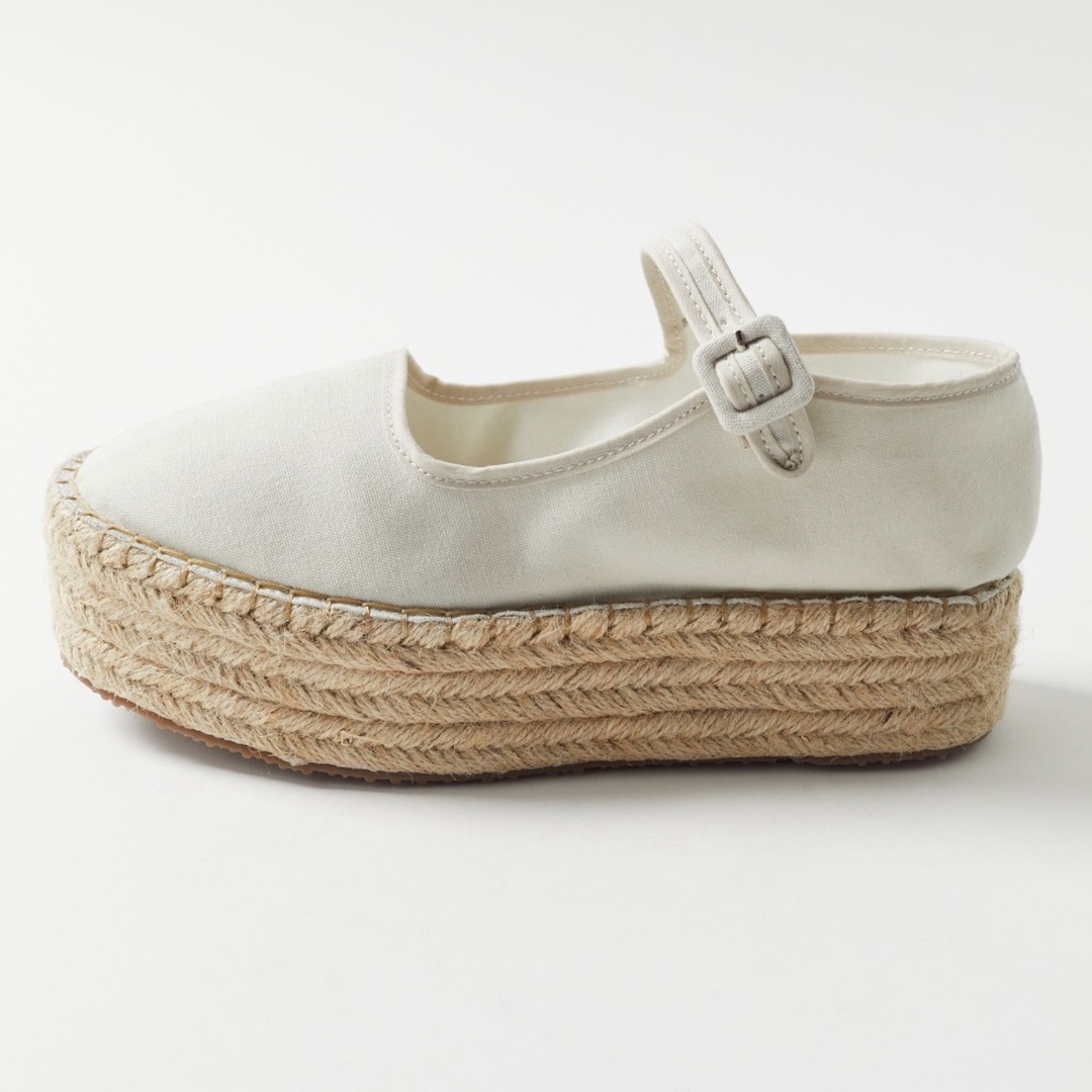 CLOTH PLATFORM MARY JANES - Picture 2 of 4